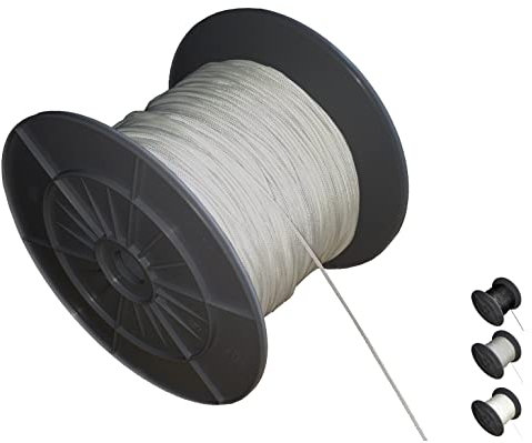 EFIXS Jalousien Schnur 1.4 mm - Grau - 10-25 Meter - Hier: 10 Meter - Premium Jalousie Zugschnur - Ersatzschnur für Aluminiumjalousien & Raffrollos - Hochwertige Jalousie Kordel