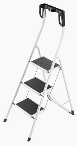 Marche Pied 3 marches Pliable en Acier Hailo Safety Plus