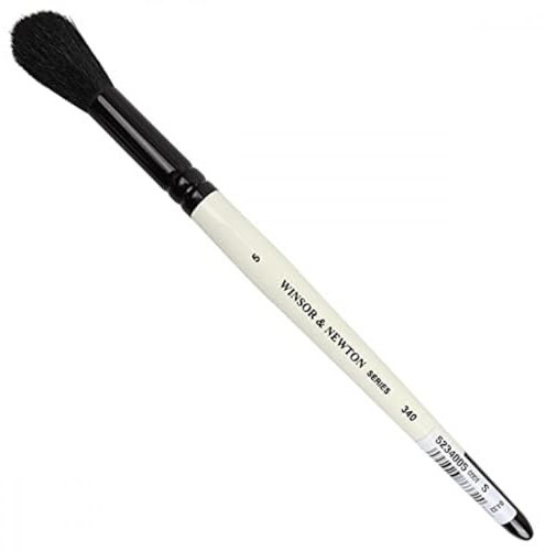 Winsor & Newton 5224004 Sable Serie 340 Aquarellpinsel Nr. 5 (Rund, Verwasch, Pinsel)