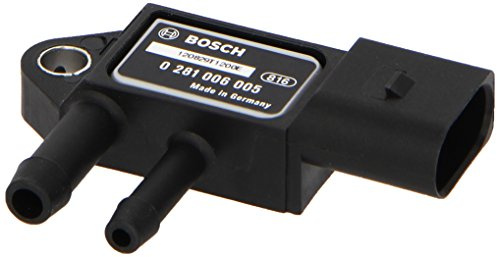 Bosch 906155 0 281 006 005 Sensor, Abgasdruck | Kompatibel mit: AUDI A4 Allroad B8, A4 B8, A4 B8 Avant, A5, A5 Cabriolet, A5 Sportback, A6 Allroad C6, A6 Allroad C7, A6 C6