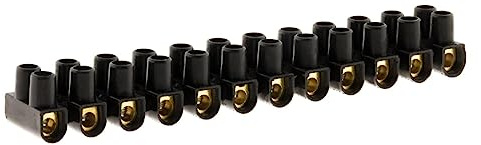Zenitech - Barrettes 12 plots Noir dimensions 6mm²