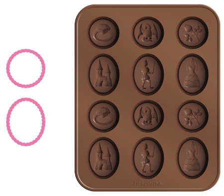 tescoma M274287 - Cortapastas con Molde Chocolate Hadas