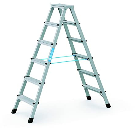 Zarges ZAR41266 Trittstufen, eloxiert, 2 x 6 Sprossen