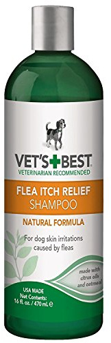 Vet's Best Shampooing Soulagement Antipuces pour Chien 470 ML