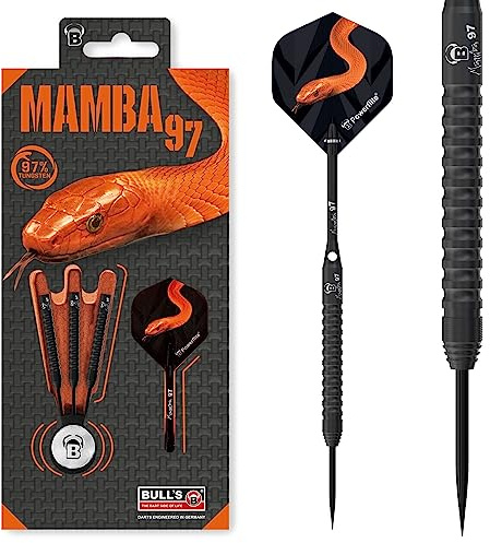 Bull´s Mamba ´97 Steel Dart 97% Tungsten Steeldart - Pfeile, Gewicht:13051 - 21 g
