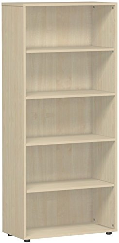 Gera Möbel Schranksystem Flex Regal, Holzdekor, ahorn, 80 x 40 x 180.8 cm
