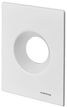 Oventrop Abdeckplatte für Unibox RTL, T, Vario und plus Bautiefe 110 mm, weiß