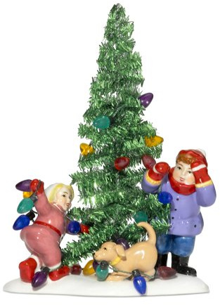 Department 56 Snow Village Lametta-Baum für jedermann