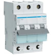 Hager MCS363 LS-Schalter 3P 6kA C-63A QC Quick Connect 1M