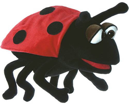 Living Puppets W441 Marienkäfer Hubi Handpuppen, Mehrfarbig, 27 x 20 x 20 cm
