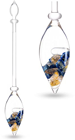 VitaJuwel INSPIRATION Edelsteinphiole mit Lapislazuli & Rutilquarz für Fokus und Kreativität