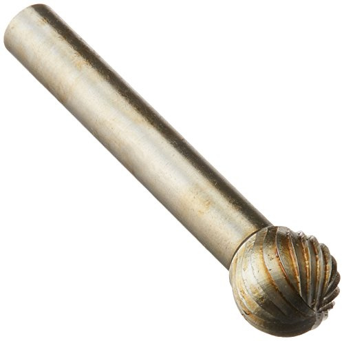 Bahco HSSG-D1009M High Speed Steel Rotary Burrs Spherical 3/8 Medium Toothing