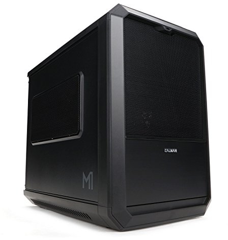 Zalman M1 Mini-Tower PC-Gehäuse (mini-ITX, 1x Externe 5,25, 2X interne 2,5, 2X USB 3.0) mit Lüfter (120 mm)