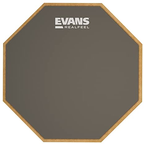 Evans Practice Pad Real Feel RF6GM, 6, one-sided