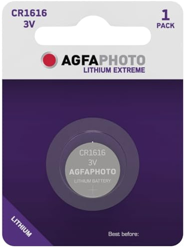 AgfaPhoto Batteries? CR1616 Lithium Coin Cell Battery Pack of 1