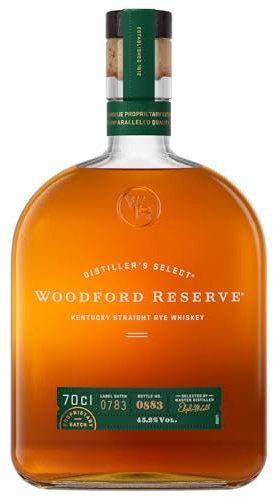 Woodford Reserve Whiskey Bourbon RYE, 700 ml, 45,2% Vol. de Alcohol