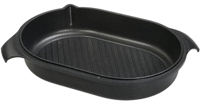 Original Gundel GUSSDECKEL/GRILLPFANNE, INDUKTION, 32 x 22 cm, Titan-Keramik-Oberfläche