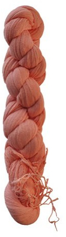 TOUTACOO, Foulard, Echarpe, Chèche Torsadé en Coton - Mixte - Couleur Crevette