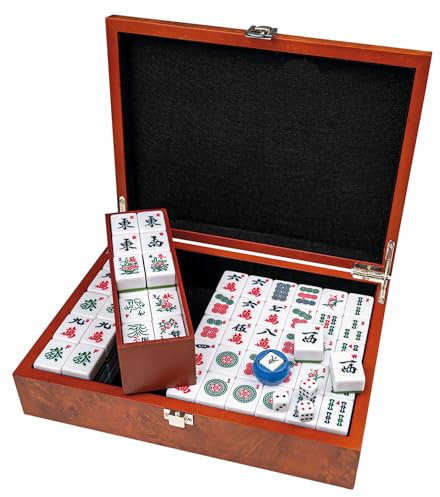 Philos 3166 - Mah Jongg, Designbox, mit arabischen Zeichen, Strategiespiel