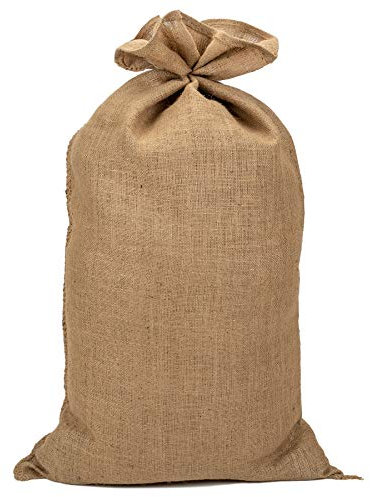 La Cordeline: CJN27, saco de yute natural, 55 x 2 x 95 cm