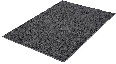 Kleine Wolke 4018905519 Badteppich Kansas, 60 x 90 cm, Schiefer, 4004478228313