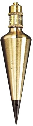 Starrett 36271 Solid Brass Plumb Bob 450 g