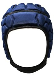 Barnett Heat Pro Helmet, Size L, Navy Soft Shell Flag Football Helmet 7v7 Rugby Helmet Scrum Cap Soccer Padded Headgear Adjustable