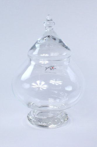 Sandra Rich 360535 Glasschale, Glas, transparent, 20 x 10 x 10 cm