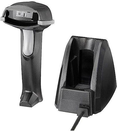 Renkforce LS6300BU USB-Kit Barcode-Scanner Bluetooth® 1D Laser Schwarz Hand-Scanner Bluetooth®, USB