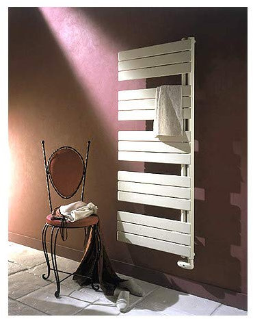 Finimetal - Sèche-serviette mixte - Sèche-serviette ARBORESCENCE collecteur droite Mixte blanc 1000W - 1730 x 600 mm - Finimetal