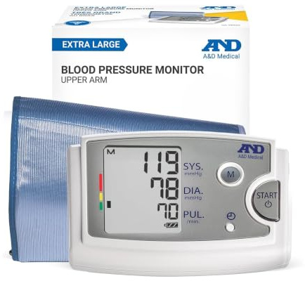 A&D Medical UA-789AC Blood Pressure Monitor for Home Use. Cuff 16.5-23.6