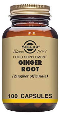 Solgar SFP Ginger Root Extract - Herbal Supplement - Vegan - 100 Vegetable Capsules, Brown