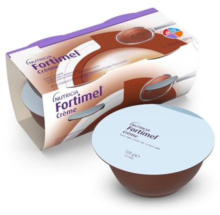 NUTRICIA FORTIMEL CREME, Crema Ipercalorica Iperproteica,Cioccolato,4x125ml