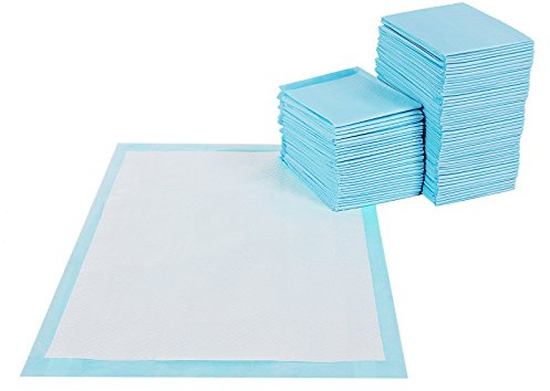 Feandrea Puppy Pads, Welpen-Unterlage, 90 x 60 cm, 100 Stück | Blau-weiß, ISLAND Kollektion PTD90B