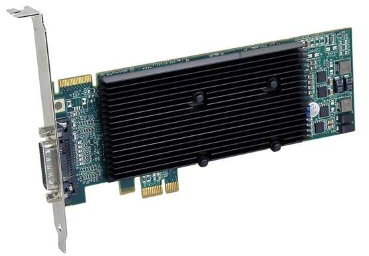 Matrox M9120-E512LAU1F - M9120 Plus LP DH 512MB DDR2 - Die M9120 Plus LP PCIe x1 Low-Profile-Dual-Monitor-Grafikkarte rendert makellose Bilder mit einer Auflösung von bis zu 1920 x 1200 (digital) bei der Darstellung auf zwei Monitoren (nativ) oder 2048 x 1536 (analog) bei Einzeldarstellung.