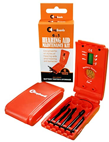 NEW 6 IN1 HEARING AID CLEANER WITH BUILT IN BATTERY TESTER & LONGER VENT/TUBE CLEANER