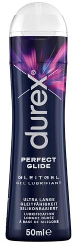 Durex Perfect Glide Silikongleitgel, für lange Gleitfähigkeit, 1er Pack (1 x 50 ml)