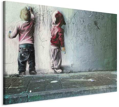 Cuadros B&D XXL - Leinwandbild Poster Kinder Mural, 90x60 cm, 1-teilig | Hochwertige Leinwand, sofort aufhängbar, ideal fürs Wohn- oder Schlafzimmer, wasserfest und lichtecht, langlebig, stilvoll