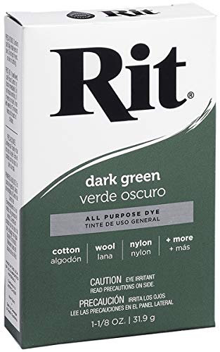 Rit Poudre de Teinture - Vert foncé, Tissu, Multicolore, 1