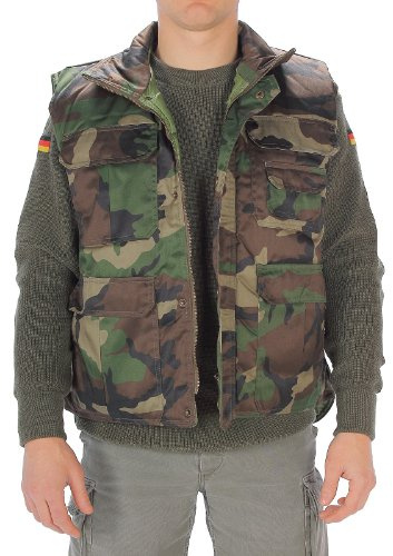 Mil-Tec - Gilet Ranger Mil-Tec L - Camouflage Woodland