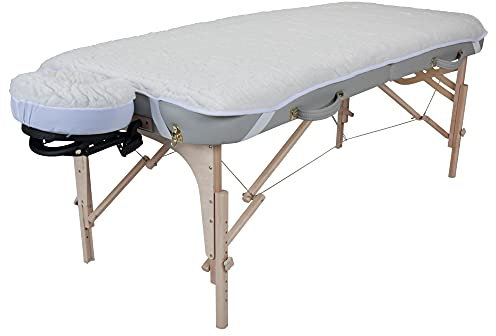 EARTHLITE Massagetisch Fleecebezug - Warme, Kuschelige Massageliegen-Auflage inkl. Kopfstützenbezug/Gesichtskissenbezug