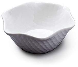 WM Bartleet & Sons 1750 T363 Traditionelle Porzellanschale für Eis, Sorbet- und Dessertschale, 12 cm, Weiß, Porzellan