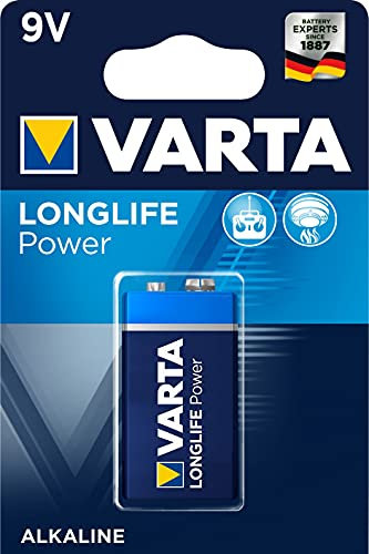 VARTA ALKALINE BATTERIES - 9V