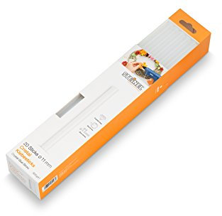 Steinel Cristal glue sticks 11 mm, 20 sticks, 500g, transparent hot-melt adhesive for barely visible glue joints