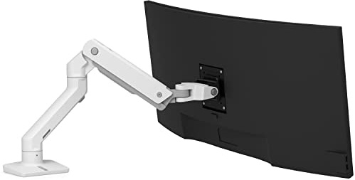 Ergotron Hx Series 45-475-216 Supporti A Parete Per Tv 124,5 Cm [49] Scrivania Bianco (hx Desk Monitor Arm White - .)