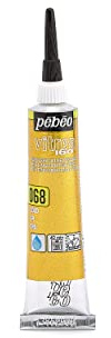 Pebeo - Vitrea 160 - Colore ad Acqua per Vetro, Porcellana, Metallo, Ceramica - Tubo da 20 ml, Oro