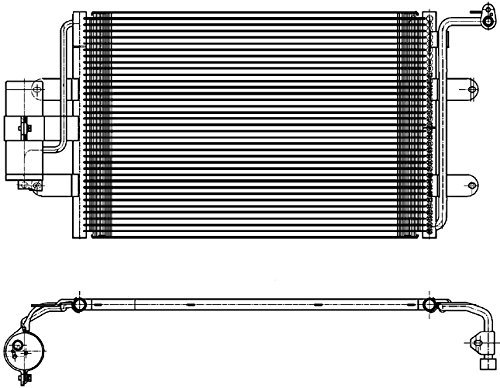 BEHR HELLA SERVICE 8FC 351 036-384 Kondensator, Klimaanlage