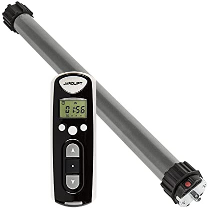 jarolift 2 x Elektronischer Funk-Rollladenmotor Rohrmotor TDEF 30/13 inkl. Funkhandsender Timer 4-Kanal TDRCT 04 mit integrierter Zeitschaltuhr