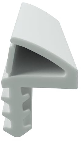 DIWARO® Zimmertür-Dichtung ZT048 | weiß, beige und braun | 5 lfm für Zimmertüren und Innentüren. Zum Schallschutz und abdichten der Tür. Bestehend aus TPE (Thermoplastischen Elastomer) (weiß)