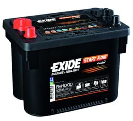BATERÍA 12V/50AH - 800 CCA - AGM EXIDE START EM1000